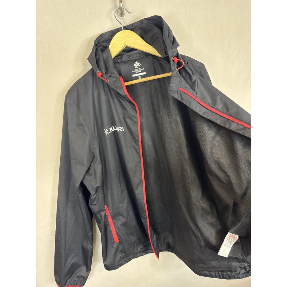 Kukri Team Canada Commonwealth Games Jacket Mens 2XL Reg Black‎ Hooded - Picture 4 of 6